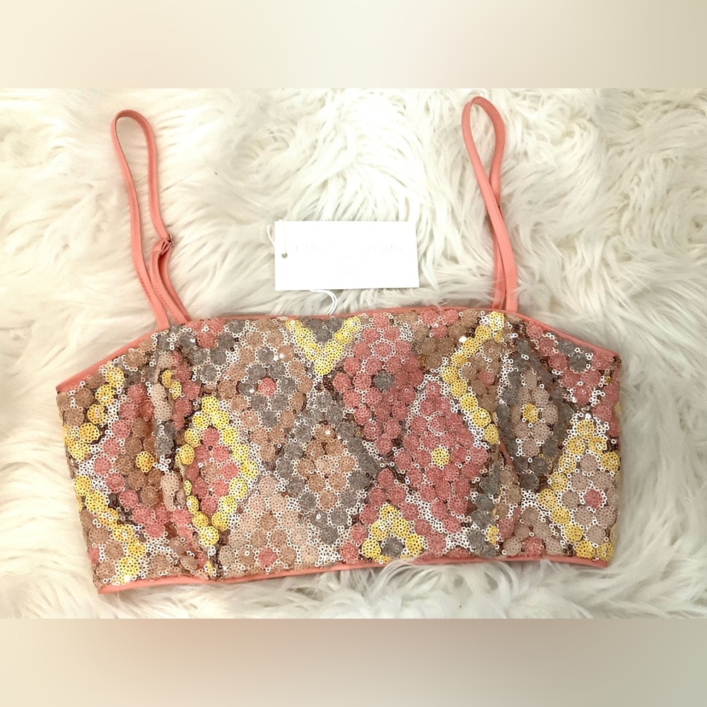 CAROLINE CONSTAS CROP TOP